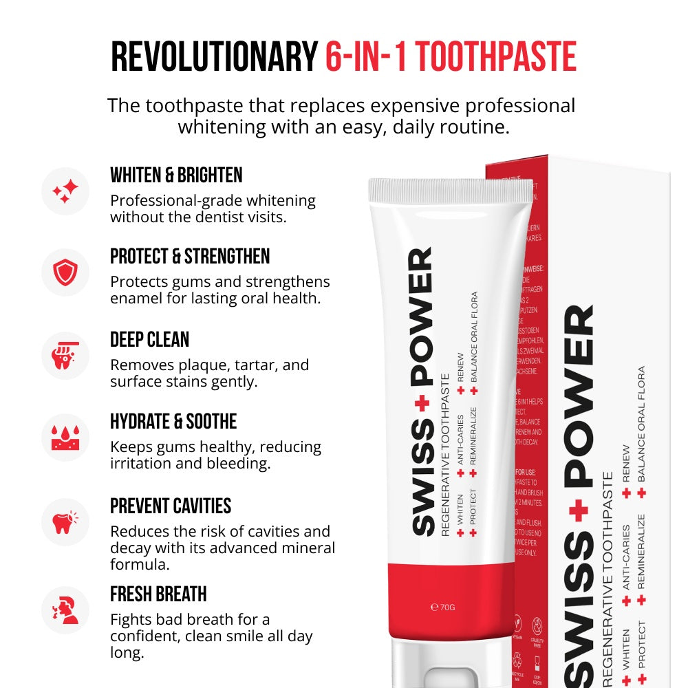 Regenerative toothpaste 6-in-1